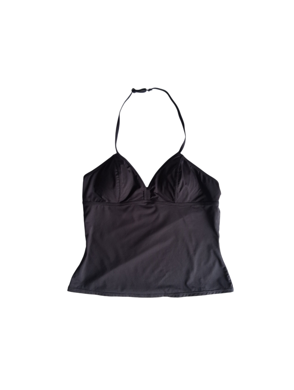 Oakley Tankini Top Swimsuit  Black Halter  Size Large